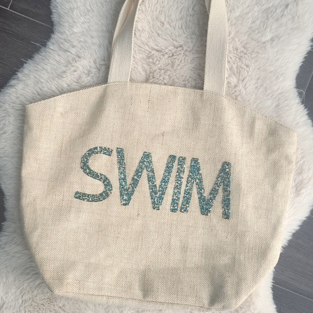 Beach Swim Jute Totebag - Picture 1 of 4